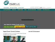 Tablet Screenshot of haitihub.com